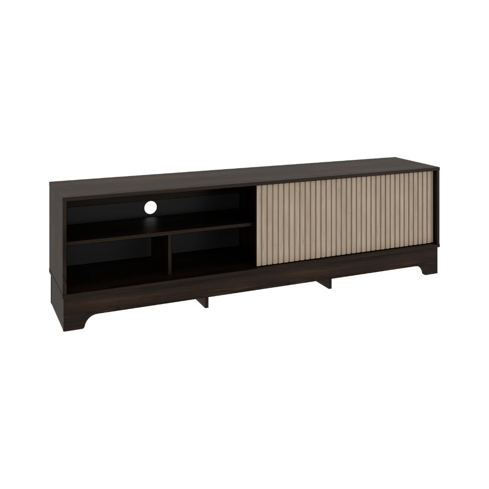 Mesa para TV Smith, Nogal Europeo y Roble Natural , con puerta corrediza - vista 6