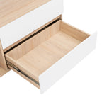 Mesa Para Tv Bored, Beige y Blanco, con Espacio Para Televisor de Hasta 60 Pulgadas - vista 7