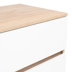 Mesa Para Tv Bored, Beige y Blanco, con Espacio Para Televisor de Hasta 60 Pulgadas - vista 8