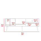 Mesa para TV Vulanno, Capri, con una puerta abatible 70" - vista 6
