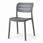 Silla Harriman, Gris Oscuro, con Medio Espaldar y Diseño Minimalista - imagen 1