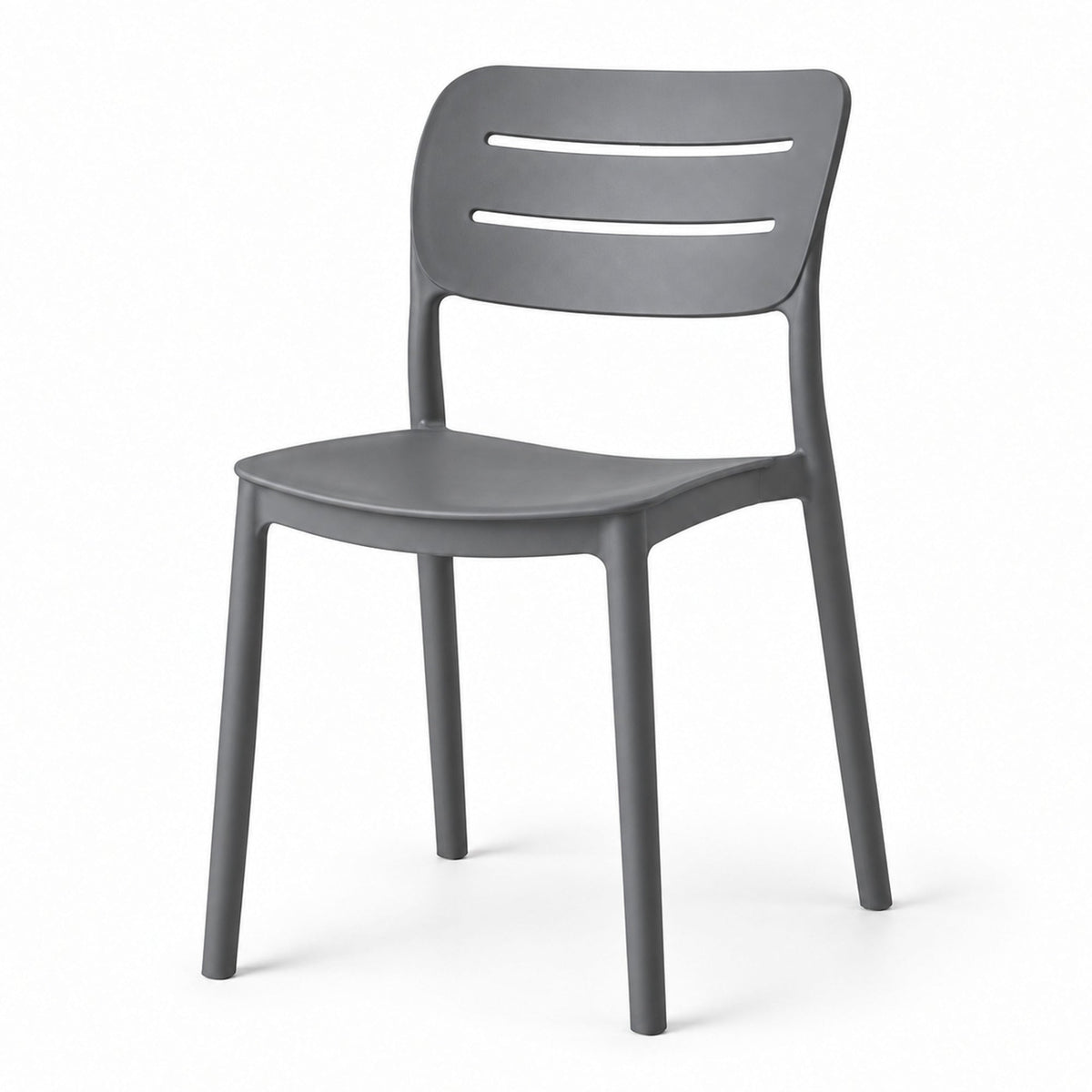 Silla Harriman, Gris Oscuro, con Medio Espaldar y Diseño Minimalista - imagen 1