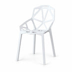 Silla Roxy, Color Blanco, con Espaldar y Diseño Moderno - imagen 1