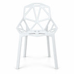 Silla Roxy, Color Blanco, con Espaldar y Diseño Moderno - imagen 2