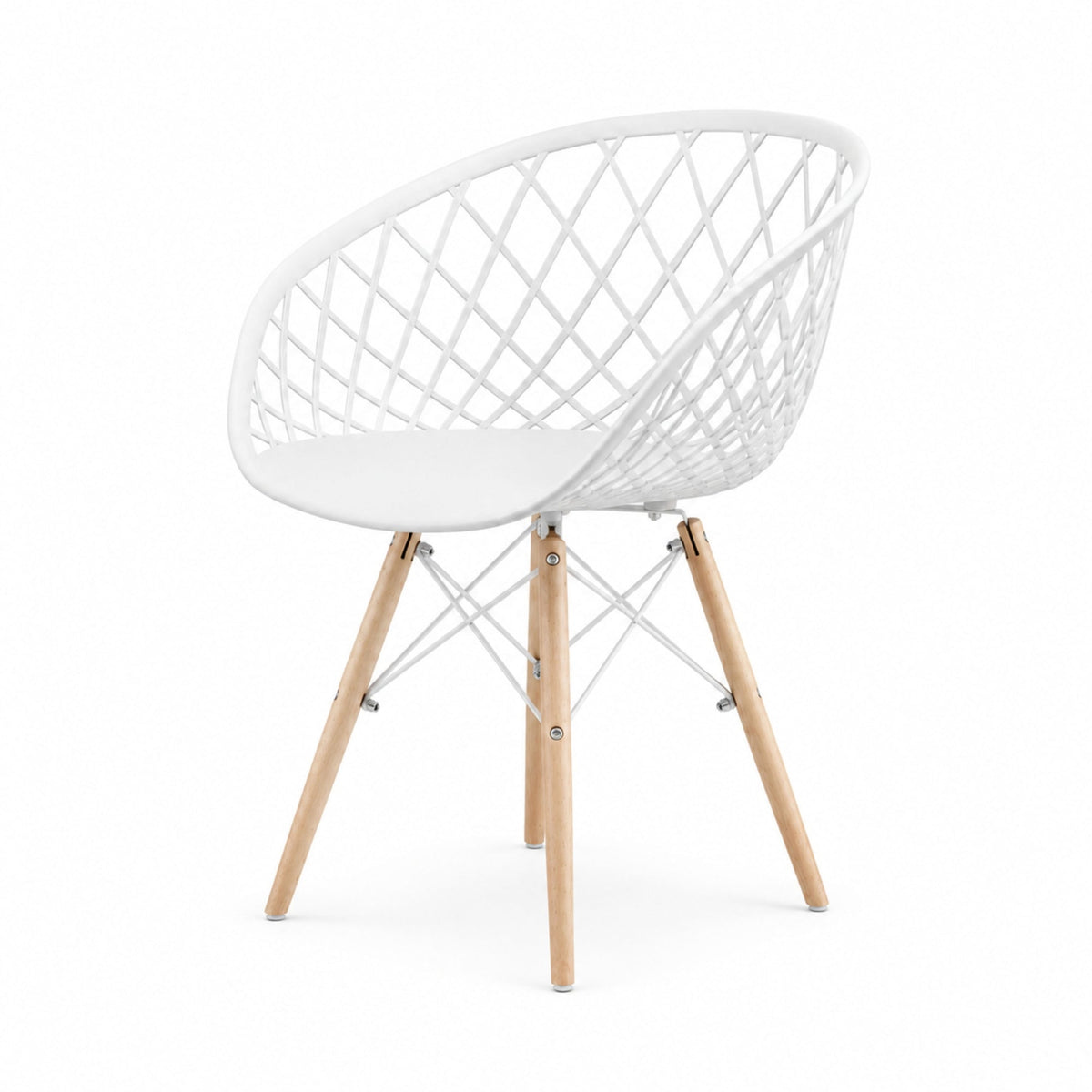 Silla Oasis con Brazos, Color Blanco, con Espaldar - imagen 1