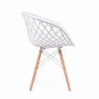 Silla Oasis con Brazos, Color Blanco, con Espaldar - imagen 2