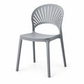 Silla Paraíso, Color Gris Oscuro, con Espaldar y Diseño Moderno - imagen 1