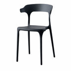 Silla Elena, Color Negro, con Espaldar y Diseño Moderno - imagen 1