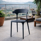 Silla Elena, Color Negro, con Espaldar y Diseño Moderno - imagen 3