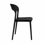Silla Patrick, Color Negro, con Espaldar y Diseño Moderno - imagen 2