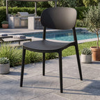 Silla Milán, Color Negro, con Espaldar y Diseño Moderno - imagen 3