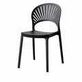 Silla Paraíso, Color Negro, con Espaldar y Diseño Moderno - imagen 1