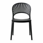 Silla Paraíso, Color Negro, con Espaldar y Diseño Moderno - imagen 2