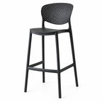 Silla para Bar Río, Color Negro, Diseño Moderno - imagen 1