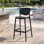 Silla para Bar Río, Color Negro, Diseño Moderno - imagen 3