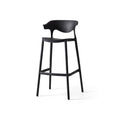 Silla para Bar Elena, Color Negro, Diseño Moderno - imagen 1
