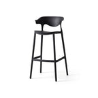Silla para Bar Elena, Color Negro, Diseño Moderno - imagen 1
