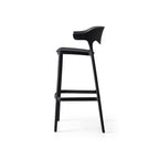 Silla para Bar Elena, Color Negro, Diseño Moderno - imagen 2
