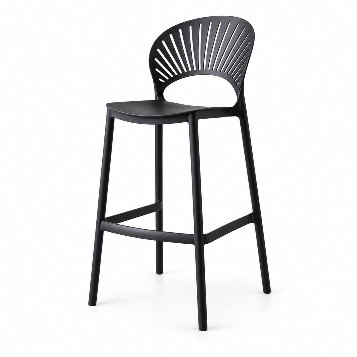 Silla para Bar Paraíso, Color Negro, Diseño Moderno - imagen 1