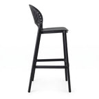 Silla para Bar Paraíso, Color Negro, Diseño Moderno - imagen 2