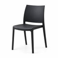 Silla Soho, Negro, con Espaldar Cerrado y Diseño Minimalista - imagen 1