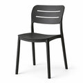 Silla Harriman, Negro, con Medio Espaldar y Diseño Minimalista - imagen 1