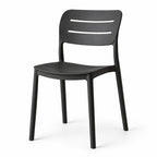 Silla Harriman, Negro, con Medio Espaldar y Diseño Minimalista - imagen 1