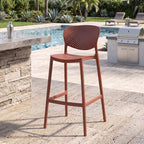 Silla para Bar Río, Color Terracota, Diseño Moderno - imagen 3
