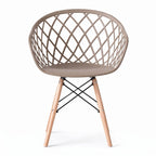 Silla Oasis con Brazos, Color Taupe, con Espaldar - imagen 2