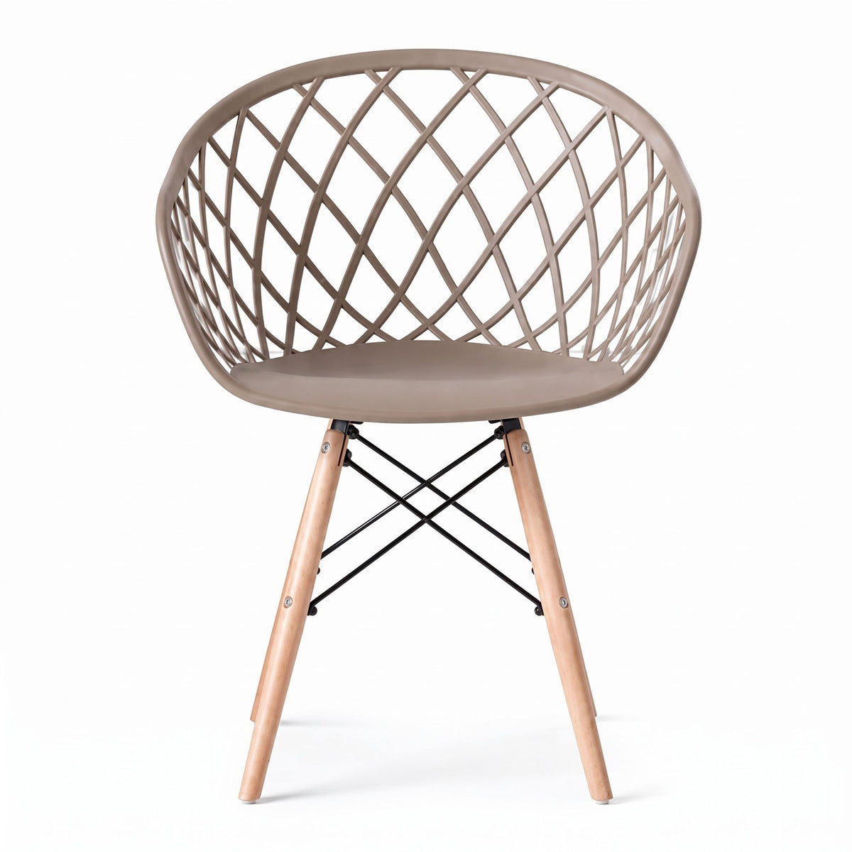 Silla Oasis con Brazos, Color Taupe, con Espaldar - imagen 2