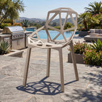 Silla Roxy, Color Taupe, con Espaldar y Diseño Moderno - imagen 3
