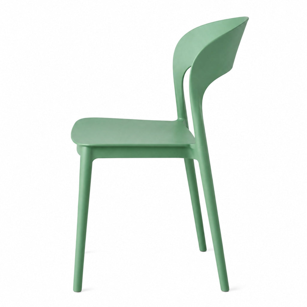 Silla Patrick, Color Verde Oliva, con Espaldar y Diseño Moderno - imagen 2