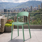Silla Patrick, Color Verde Oliva, con Espaldar y Diseño Moderno - imagen 3