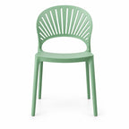 Silla Paraíso, Color Verde Oliva, con Espaldar y Diseño Moderno - imagen 2
