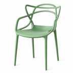 Silla Palermo, Color Verde, con Espaldar y Diseño Moderno - imagen 1