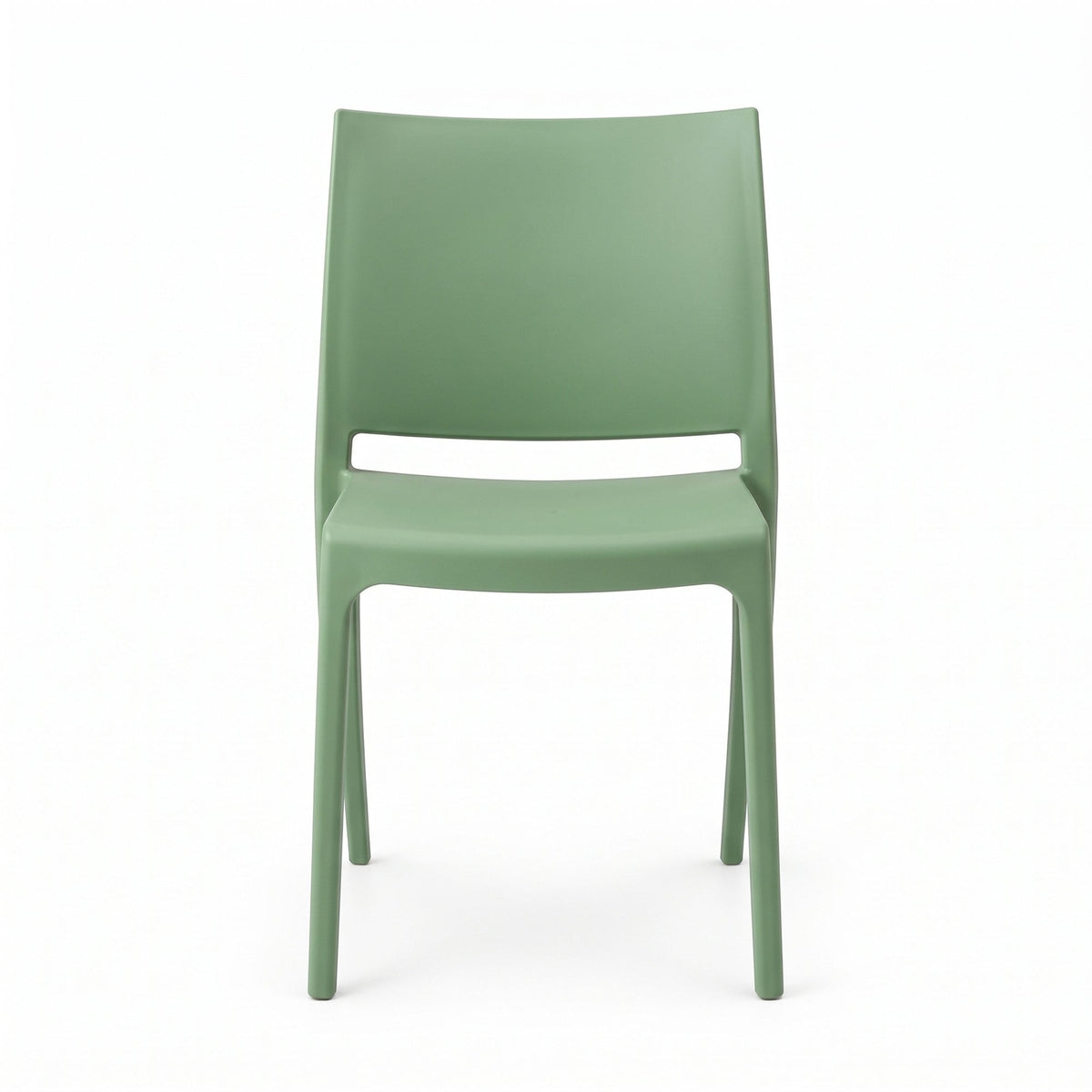 Silla Soho, Verde, con Espaldar Cerrado y Diseño Minimalista - imagen 2