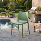Silla Soho, Verde, con Espaldar Cerrado y Diseño Minimalista - imagen 3