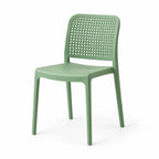 Silla Bronx, Verde, con Espaldar en Cuadrados y Diseño Minimalista - imagen 1