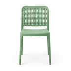 Silla Bronx, Verde, con Espaldar en Cuadrados y Diseño Minimalista - imagen 2