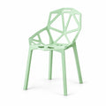 Silla Roxy, Color Verde, con Espaldar y Diseño Moderno - imagen 1