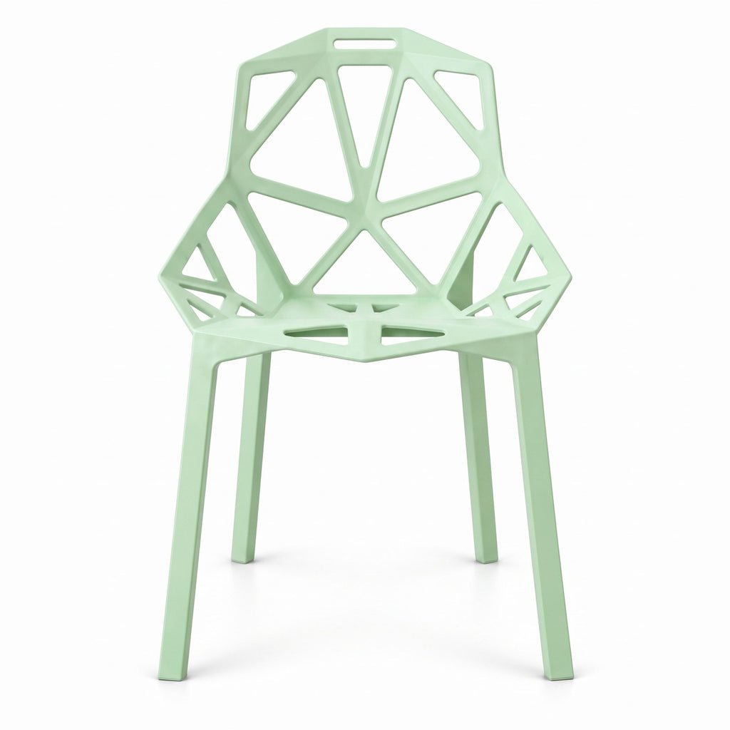 Silla Roxy, Color Verde, con Espaldar y Diseño Moderno - imagen 2