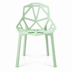 Silla Roxy, Color Verde, con Espaldar y Diseño Moderno - imagen 2