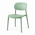 Silla Milán, Color Verde, con Espaldar y Diseño Moderno - imagen 1