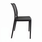 Silla Manhattan, Negro, con Espaldar en Rejilla y Diseño Minimalista - imagen 2