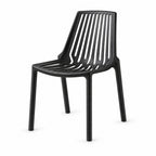 Silla Tanger, Negro, con Espaldar y Diseño Moderno - imagen 1