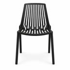 Silla Tanger, Negro, con Espaldar y Diseño Moderno - imagen 2