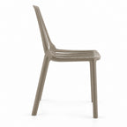 Silla Tanger, Taupe, con Espaldar y Diseño Moderno - imagen 2
