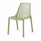 Silla Tanger, Verde Olivo, con espaldar y diseño moderno - imagen 1