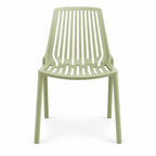 Silla Tanger, Verde Olivo, con espaldar y diseño moderno - imagen 2