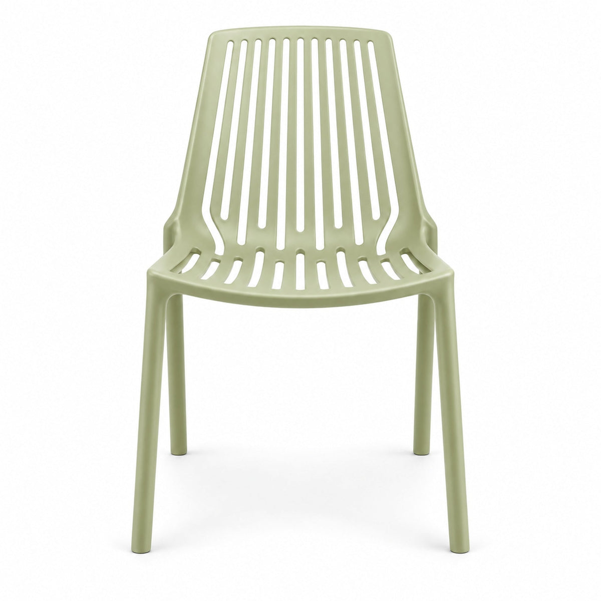 Silla Tanger, Verde Olivo, con espaldar y diseño moderno - imagen 2